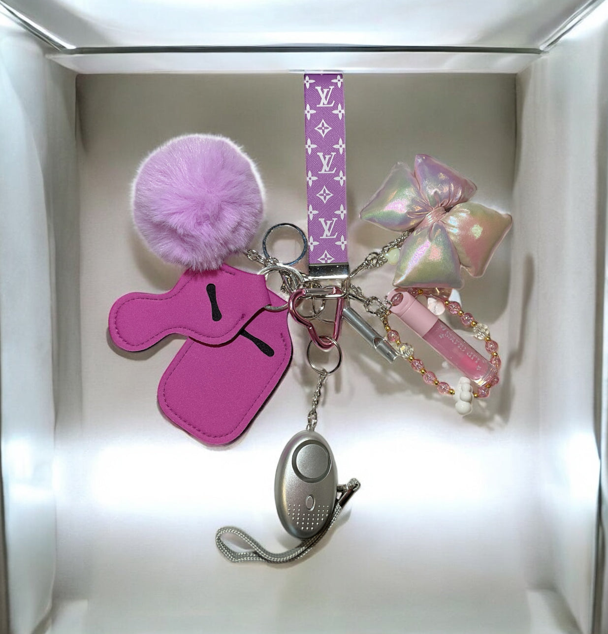 Teenager safety keychain