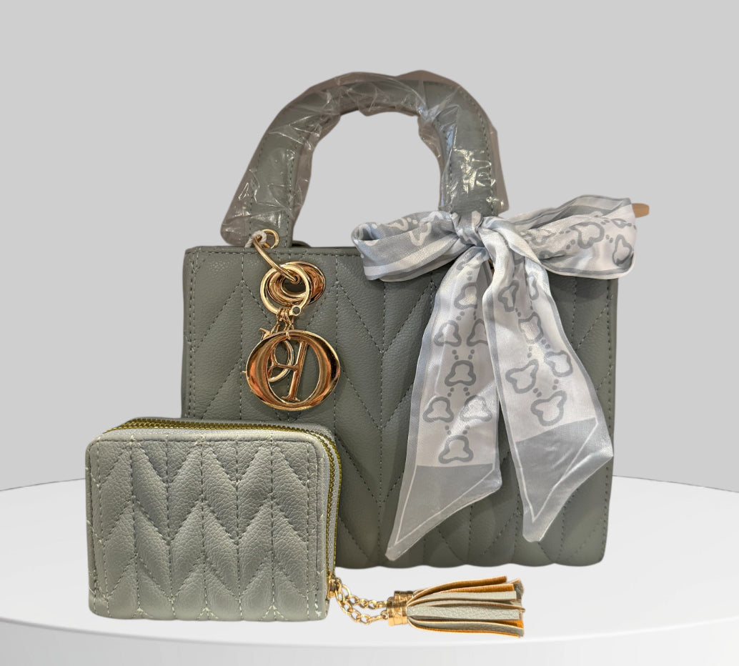 Purse with matching wallet and crossbody