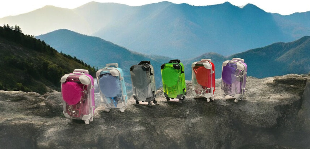 Eva set Safety keychain in solid colors